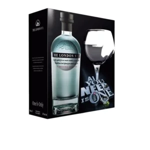 THE LONDON N°1 70CL/47% - GLAS GIFTPACK