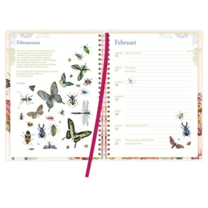 Bureau agenda - 2026 - Janneke Brinkman - Orchidee - 17,6x23,8cm