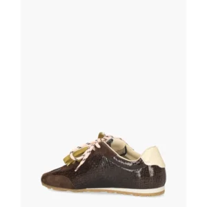 Nubikk Billy Lou Donkerbruin Damessneakers