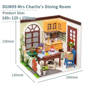 Mrs Charlie’s Dining Room - Robotime Modelbouwpakket