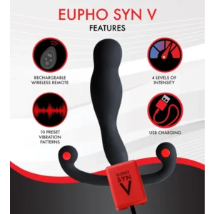 Aneros Eupho Syn V Prostaat Vibrator Met Afstandsbediening