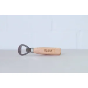 Flesopener met gravure