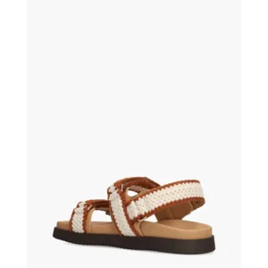 Steve Madden Mona-m Roomwit/Cognac Damessandalen