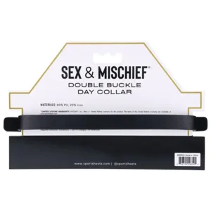 Sportsheets Sex & Mischief Double Buckle Day Collar