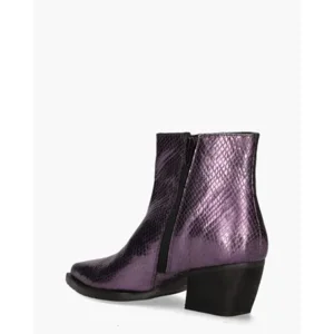 Jas Exports Savi Paars Dames Enkelboots