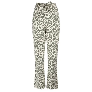 Broek Lindsy Travel Print