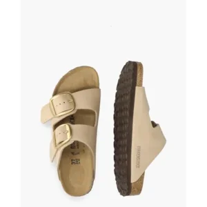 Birkenstock Arizona Big Buckle Beige Damesslippers