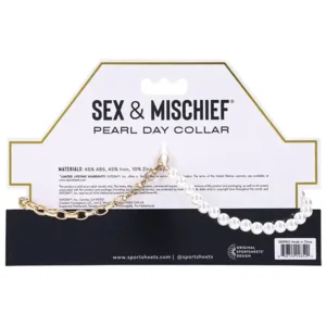 Sportsheets Sex & Mischief Pearl Day Collar