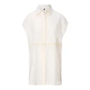 Lingadore Cotton strandjurk in ivoor