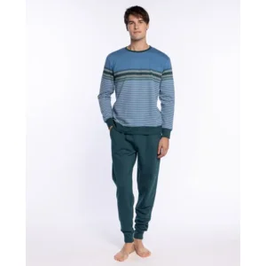 Punto blanco Pyjama Heren: Gemoltoneerd, Gestreept ( PUN.78 )