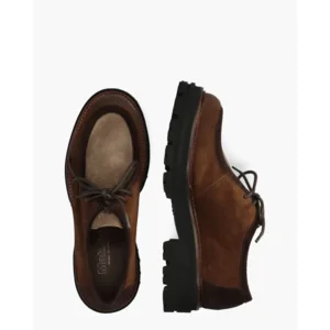 Mat:20 3225 Bruin/Beige Dames Veterschoenen
