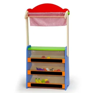 Poppenkast / winkel - 2 In 1 - Incl. toebehoren