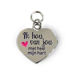 Bedeltje - Ik hou van jou - Charms for you