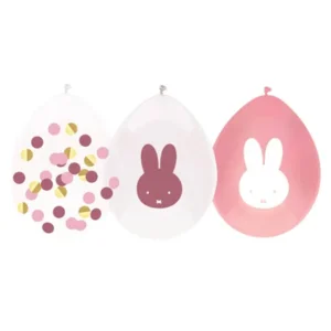 Ballonnen - Nijntje - Baby roze - 5st.
