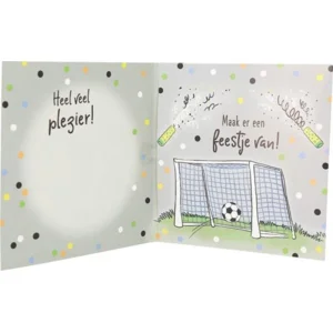 Kaart - Leeftijd & muziek - 8 jaar - Voetbal - 016A