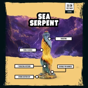 Mythical Mates Sea Serpent Stotende Dildo 26 Cm