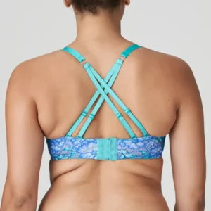 Prima Donna Twist Morro Bay voorgevormde balconnet bh in aqua blauw