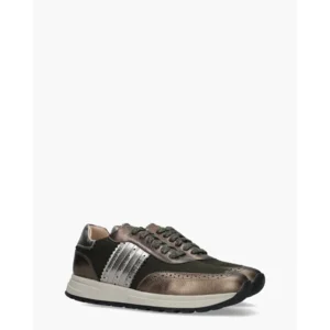 Rapid Soul Yavanna Donkergroene/Metallic Damessneakers
