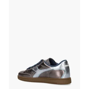 Diadora Sport Trainer Metalized Antraciet/Blauwe Damessneakers