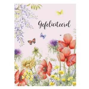 Kaart - A4 formaat - JBS - Gefeliciteerd - JBL059-A