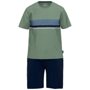 Ceceba Heren pyjama: Groen / blauw ( CEC.41 )