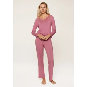Lingadore Heather pyjama in roze