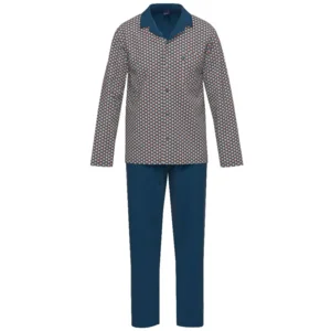 Ammann Heren Pyjama: Doorknoop: Lange Mouw ( Jersey ) ( AMM.550 )