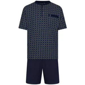 Pastunette / Robson Heren Pyjama: multi color, korte broek ( PAs.71 )