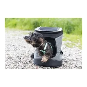 Trixie Hondentas Timon Zwart/Grijs 34X30X44 cm