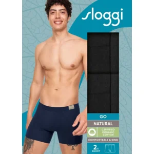 Sloggi – Men – GO Natural – Short C2P – 10214598 - Black