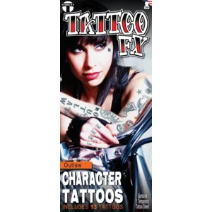 Tattoo - Biker - Outlaw - Inhoud 13 stuks