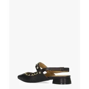 Di Lauro Walline Zwart Dames Slingbackloafers