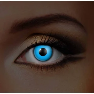 UV Blauwe Kleurlenzen – Weeklenzen Zonder Sterkte – Voor Vampiers, Geesten & IJzige Blikken – Halloween Special
