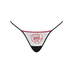 Sarda Mayela string in zwart en rood