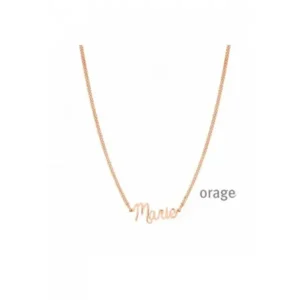 NaamKetting met Eigen Naam "Script" en Gourmet Ketting