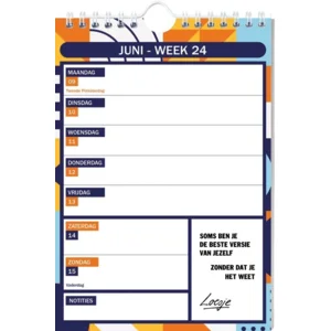 Week kalender - 2025 - Loesje