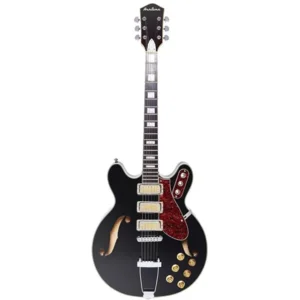 Airline H77 semi hollow body guitar (incl. case)