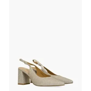 Di Lauro Wiby Goud Dames Slingbackpumps