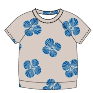 Liily Balou Meisjes Tshirt Titus Flowershell