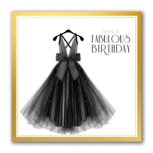 Kaart - Have a fabulous birthday - Glitter & Glamour - SQA.4013