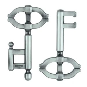 IQ-puzzel - Key II - Metaal - Niveau 2