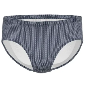Ammann heren slip: Midi blauw gestreept, katoen / modal ( AMM.526 )