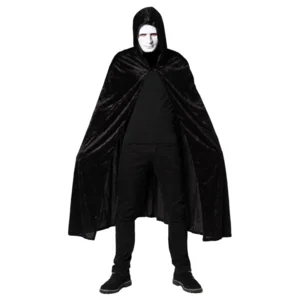 Cape - Zwart - Velours - One size