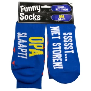 Sokken - Sssst niet storen! Opa slaapt! - Funny socks