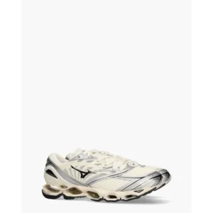 Mizuno Wave Prophecy LS Off-White/Zilver Herensneakers