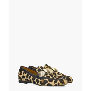 Gioia Yulu Zwart/Bruin Damesloafers