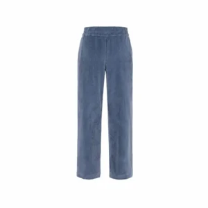 Punto One Fashion Broek: Cordumac, Ribfluweel, Jeansblauw, elastiek in de lenden ( ONE.103 )