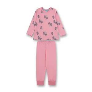 Sanetta Meisjes Pyjama: Roze, kersen, Katoen ( SAN.162 )
