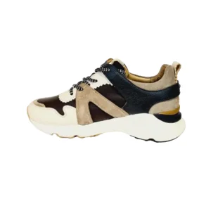 Fred De La Bretoniere Sneaker FR001004033W Zwart/Ecru