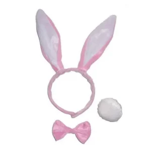 Playboy Bunny Set Roze | Oortjes + Diadeem